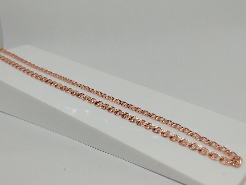 8060270П-55 ЦЕПЬ ПУСТОТЕЛАЯ Лав (Au 585)