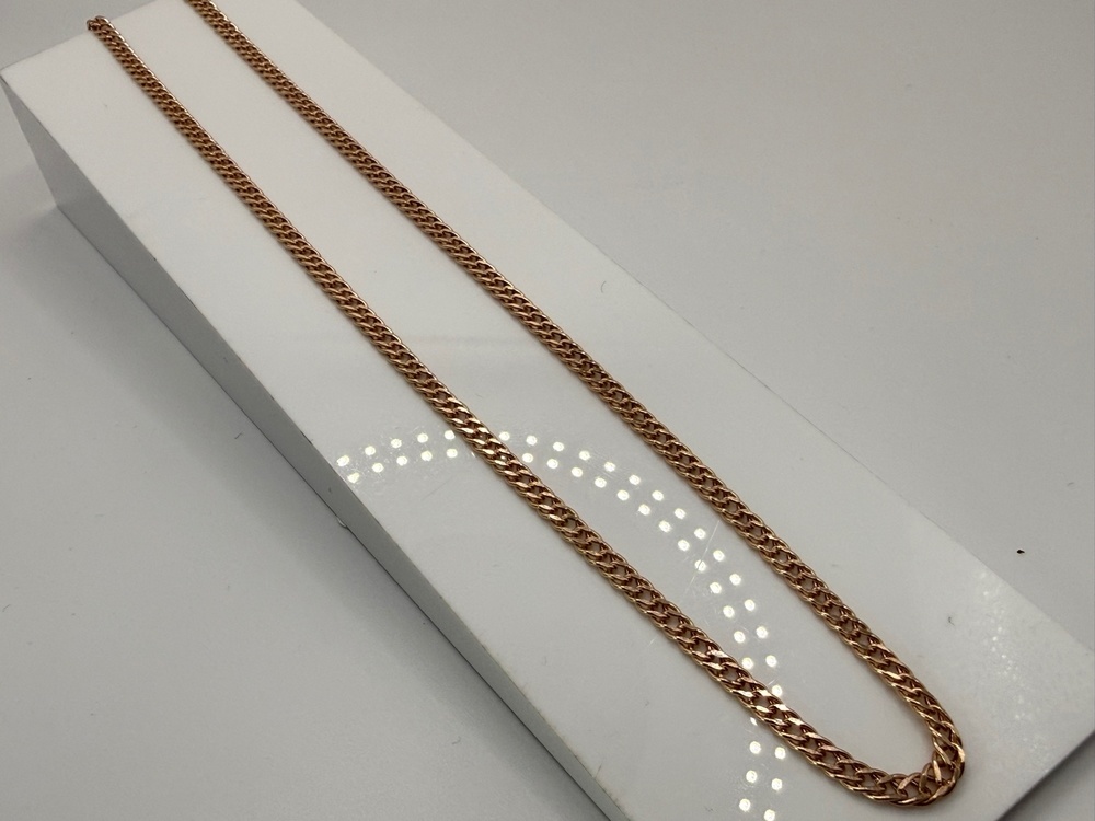 ЦЕПЬ ПУСТОТЕЛАЯ Ромб двойной (Au 585)