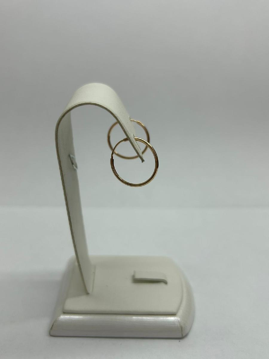 СЕРЬГИ КОНГО без камня (Au 585)