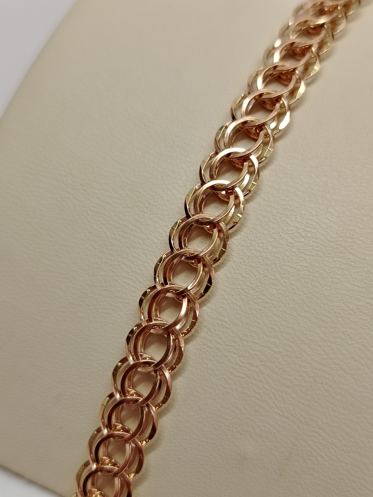 БРАСЛЕТ ПОЛНОВЕСНЫЙ Итальянка Au 585