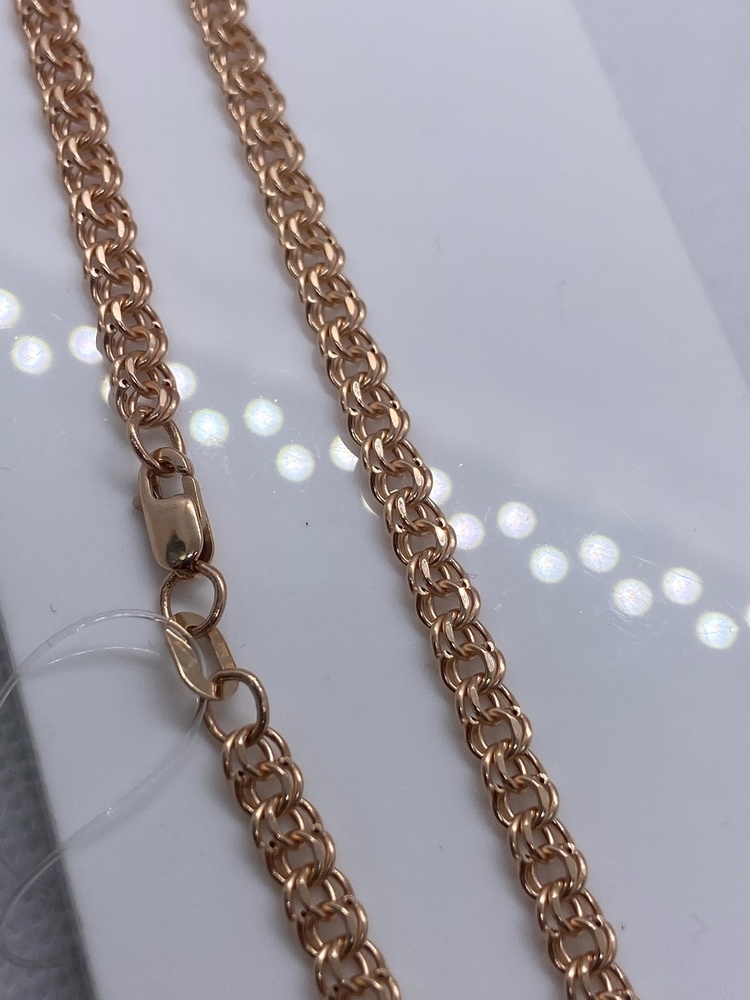 ЦЕПЬ ПУСТОТЕЛАЯ Бисмарк (Au 585)