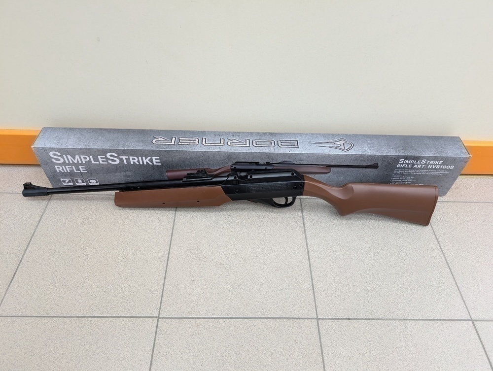 Пневматическая винтовка Borner SimpleStrike, Brown cal. 4,5 мм, 3Дж. (pump)