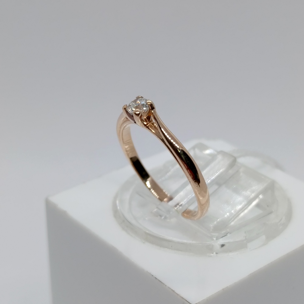 КОЛЬЦО БРИЛЛИАНТ Au 585