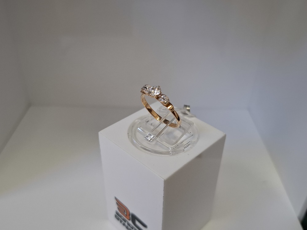 КОЛКМИ585 КОЛЬЦО С КАМНЯМИ (Au 585)