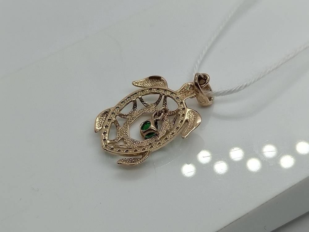 ПОДКМИ585 ПОДВЕСКА С КАМНЯМИ (Au 585) ПОДКМИ585 ПОДВЕСКА С КАМНЯМИ (Au 585)