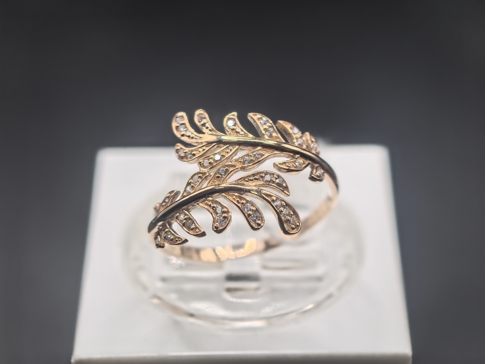 КОЛКМИ585 КОЛЬЦО С КАМНЯМИ (Au 585)