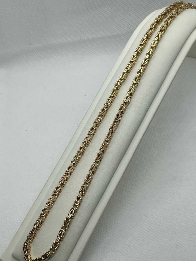 ЦЕПЬ ПОЛНОВЕСНАЯ Мальвина королевская(лисий хвост) (Au 750)