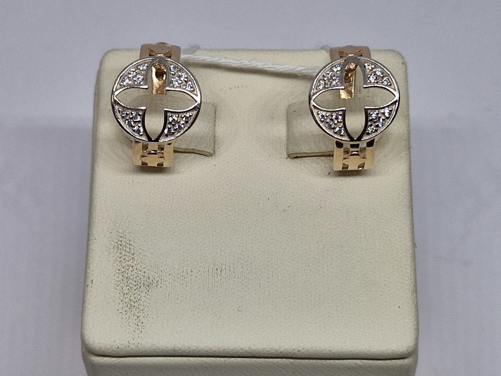 СЕРЬГИ С КАМНЯМИ (Au 585)