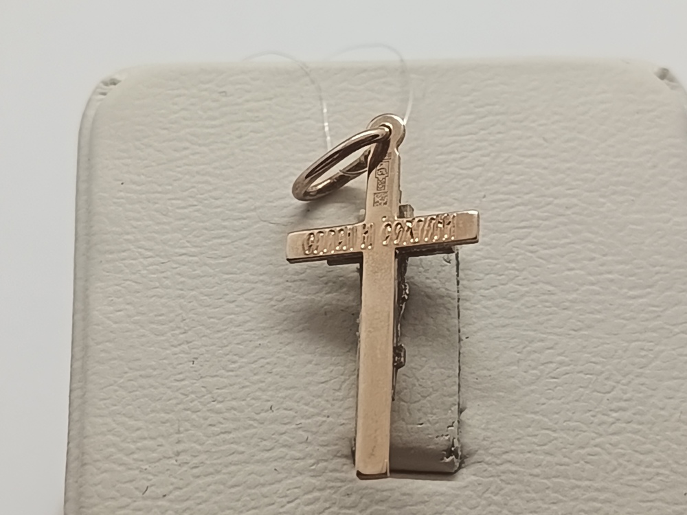 810-00324-10-00-00-00 ПОДВЕСКА КРЕСТ (Au 585)