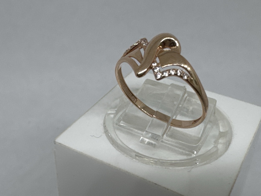 КОЛКМИ375 КОЛЬЦО С КАМНЯМИ (Au 375)