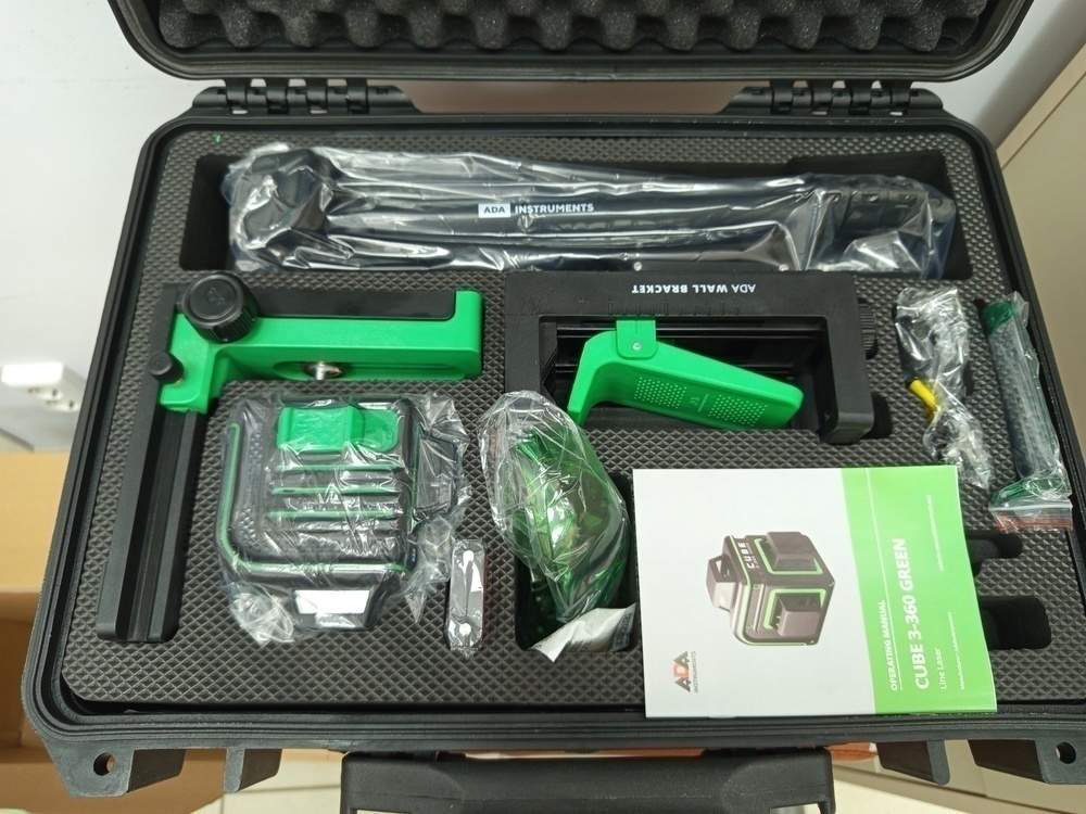 Нивелир ADA Cube 3-360 Green