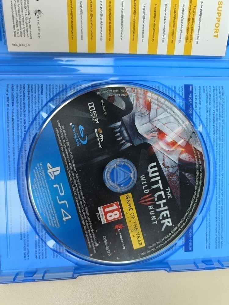 Игра Playstation 4 Ведьмак 3 (английский)