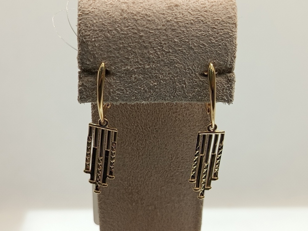 СЕРЬГИ БЕЗ КАМНЯ (Au 585)