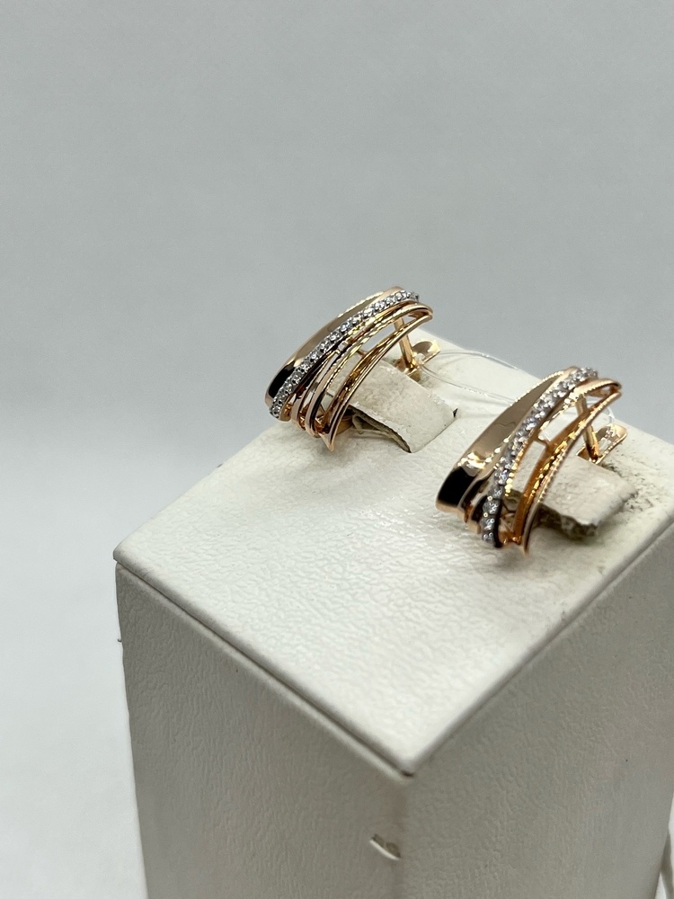 СЕРЬГИ С КАМНЯМИ (Au 585)