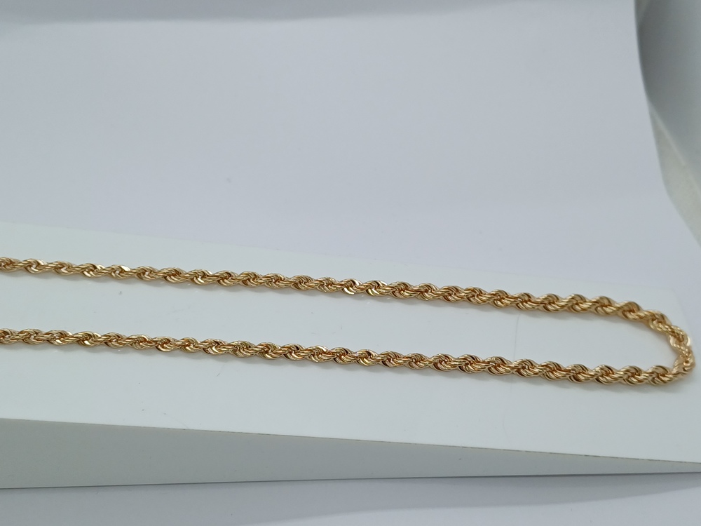 ЦЕПЬ ПОЛНОВЕСНАЯ Веревка (Au 585)