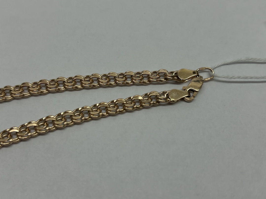 ЦЕПЬ ПУСТОТЕЛАЯ Бисмарк (Au 585)