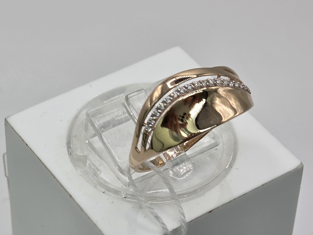 КОЛКМИ585 КОЛЬЦО С КАМНЯМИ (Au 585)