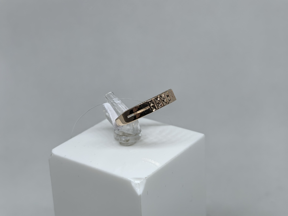 КОЛЬЦО БЕЗ КАМНЯ (Au 585)