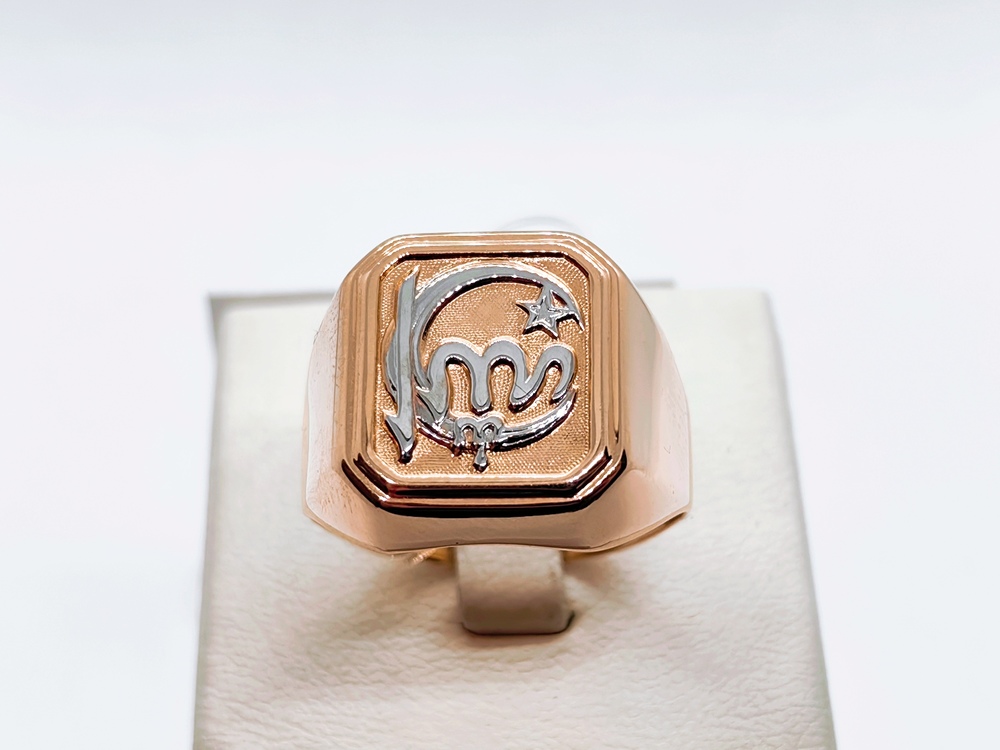 КОЛЬЦО ПЕЧАТКА без камня (Au 585)