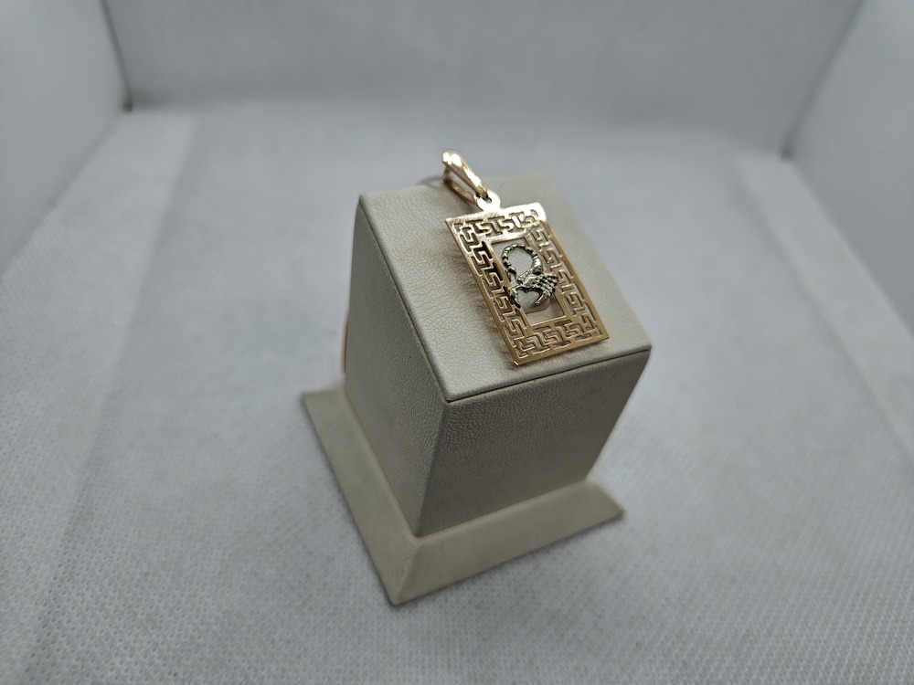 ПОДВЕСКА ЗНАК ЗОДИАКА СКОРПИОН Au 585
