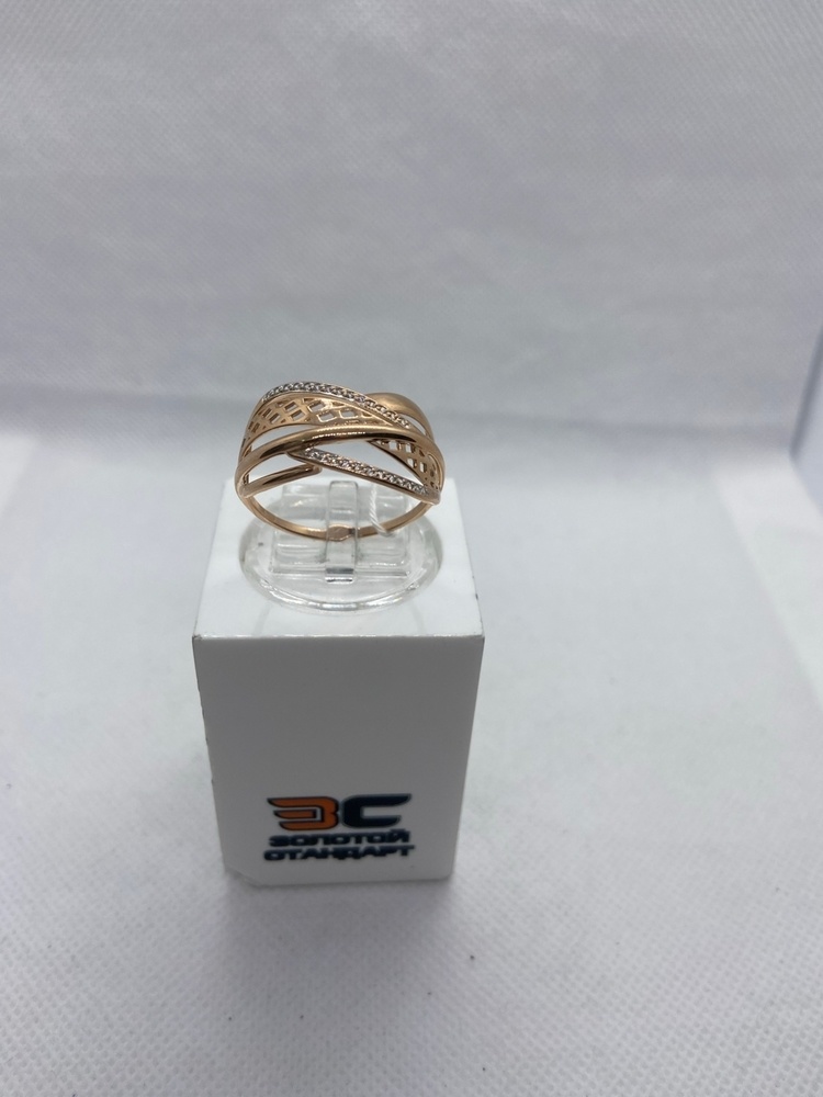КОЛКМИ585 КОЛЬЦО С КАМНЯМИ (Au 585)