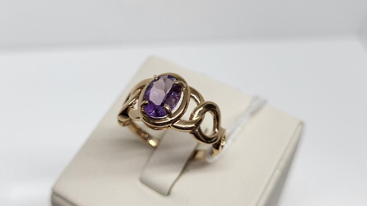 КОЛЬЦО С КАМНЕМ (Au 585)