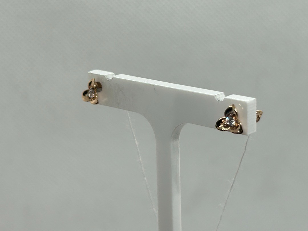 СПУС585 СЕРЬГИ ПУСЕТЫ (Au 585)