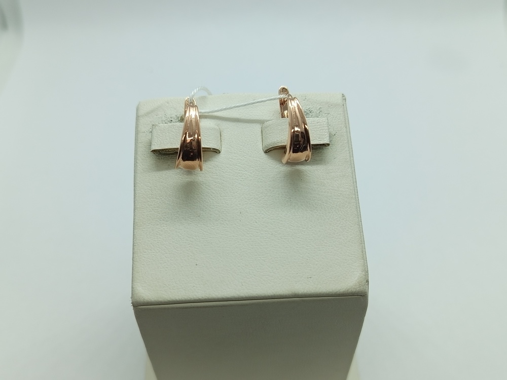 СЕРЬГИ БЕЗ КАМНЯ (Au 585)