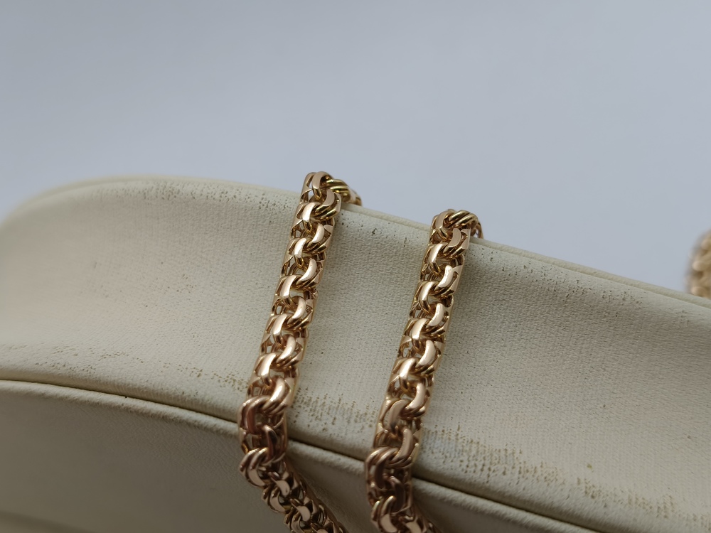 ЦЕПЬ ПОЛНОВЕСНАЯ Бисмарк (Au 585)