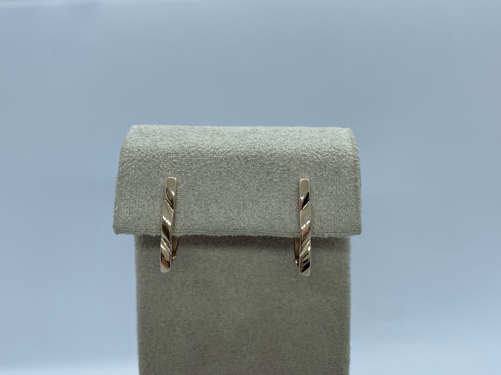 СЕРЬГИ БЕЗ КАМНЯ (Au 585)