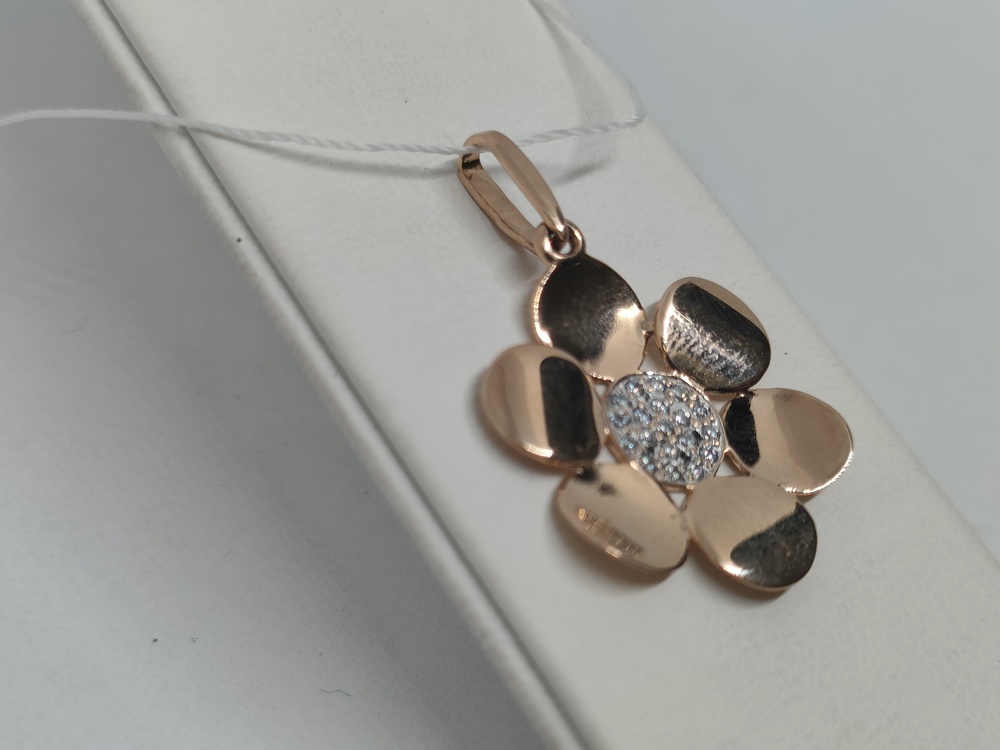 ПОДКМИ585 ПОДВЕСКА С КАМНЯМИ (Au 585)