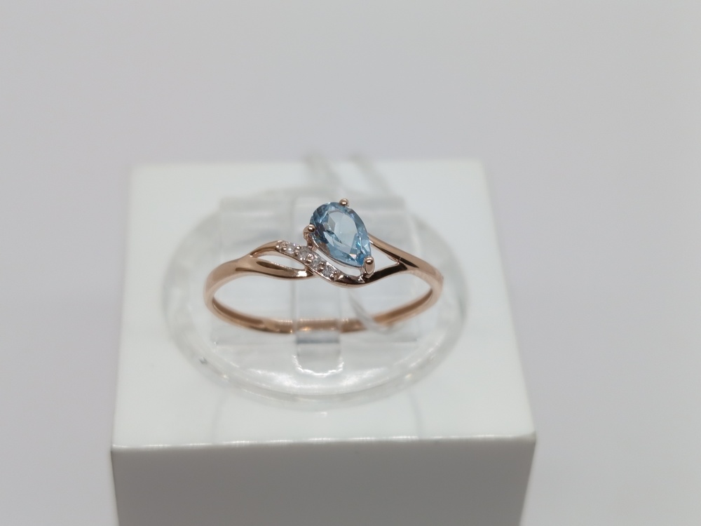 КОЛКМИ585 КОЛЬЦО С КАМНЯМИ (Au 585)