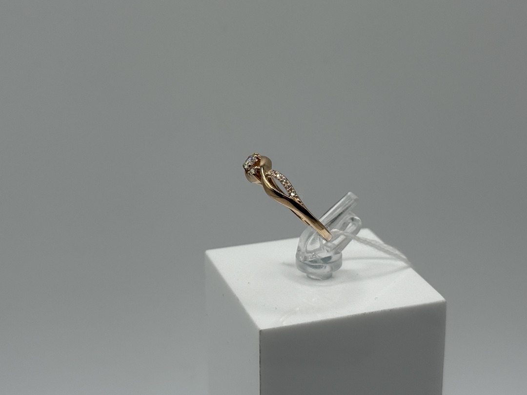 КОЛКМИ585 КОЛЬЦО С КАМНЯМИ (Au 585)