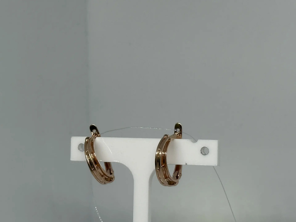 СЕРЬГИ БЕЗ КАМНЯ (Au 585)