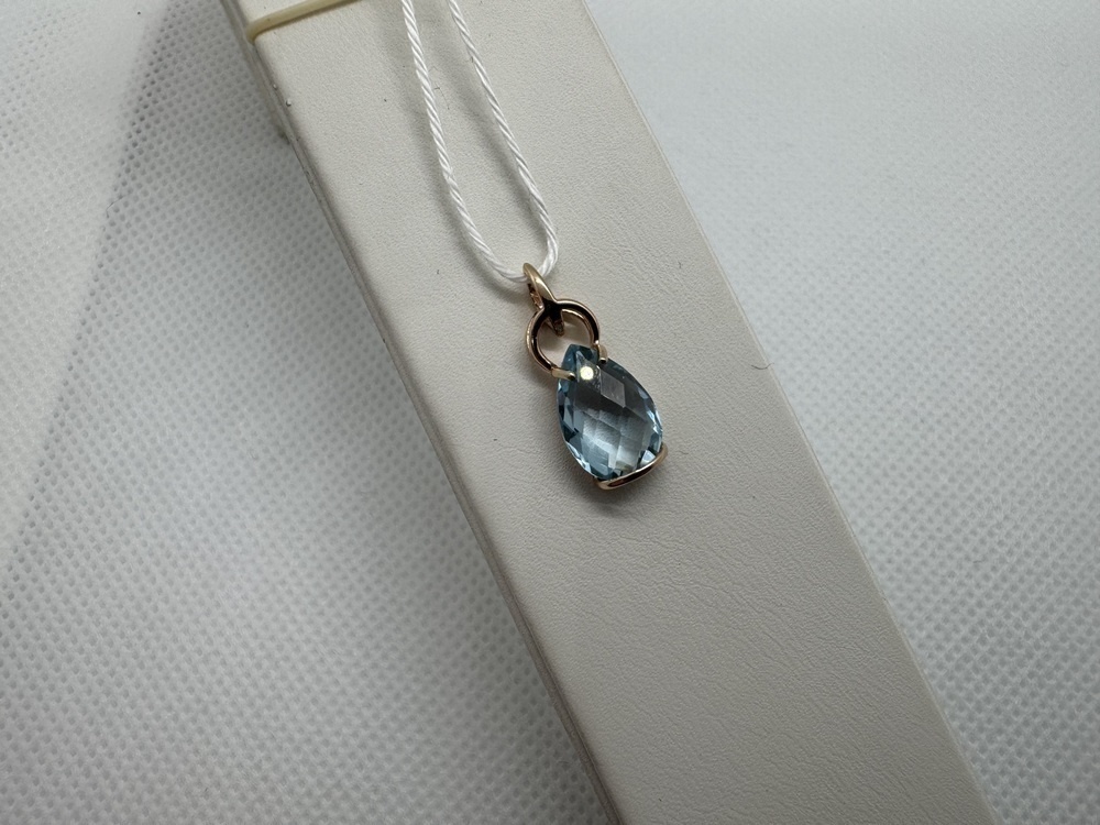 ПОДКМ585 ПОДВЕСКА С КАМНЕМ (Au 585)