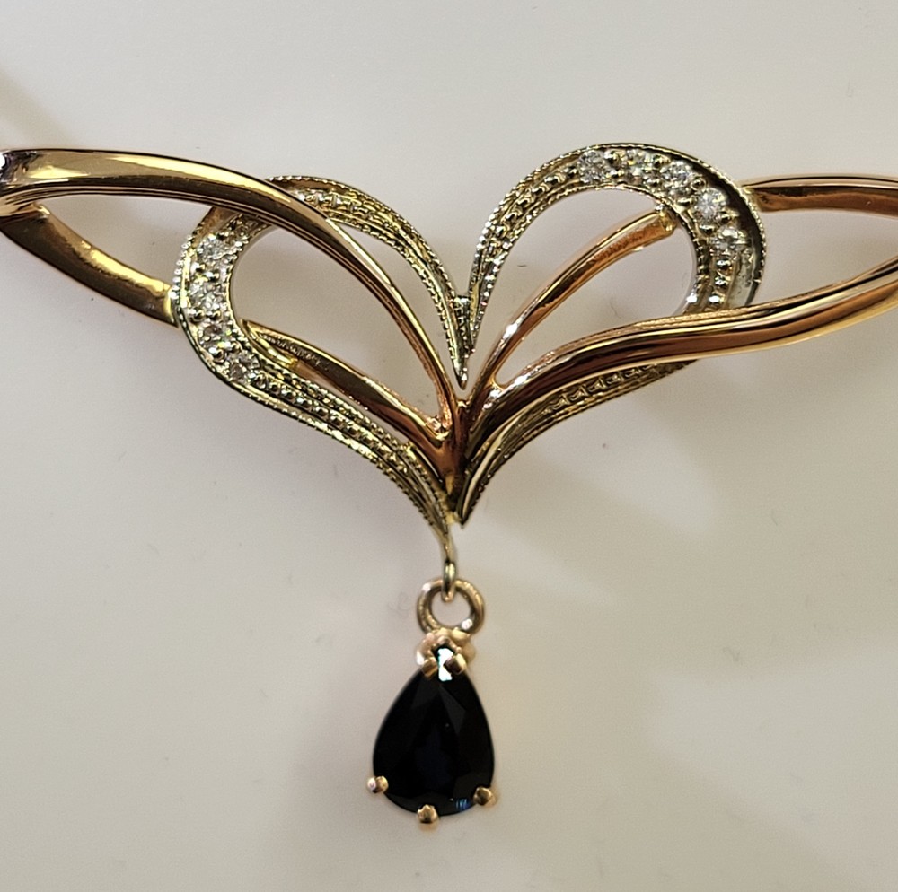 КОЛЬЕ БРИЛЛИАНТ Au 585