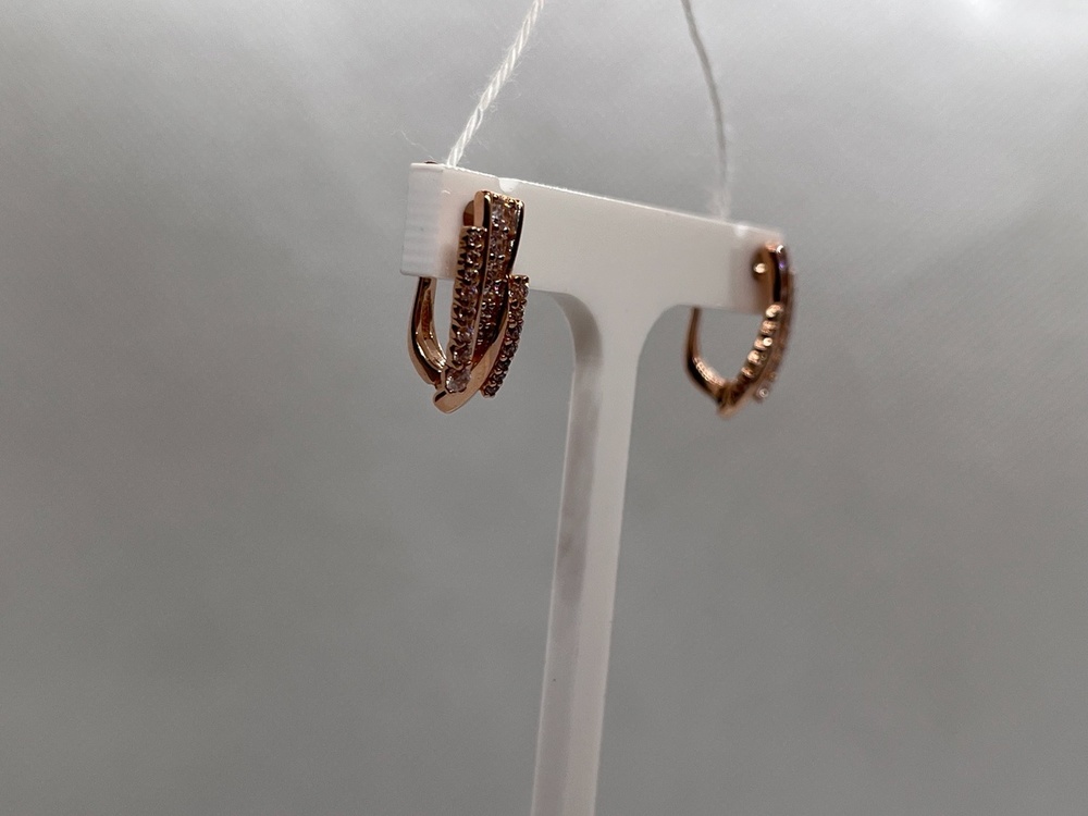 СЕРЬГИ С КАМНЯМИ (Au 585)