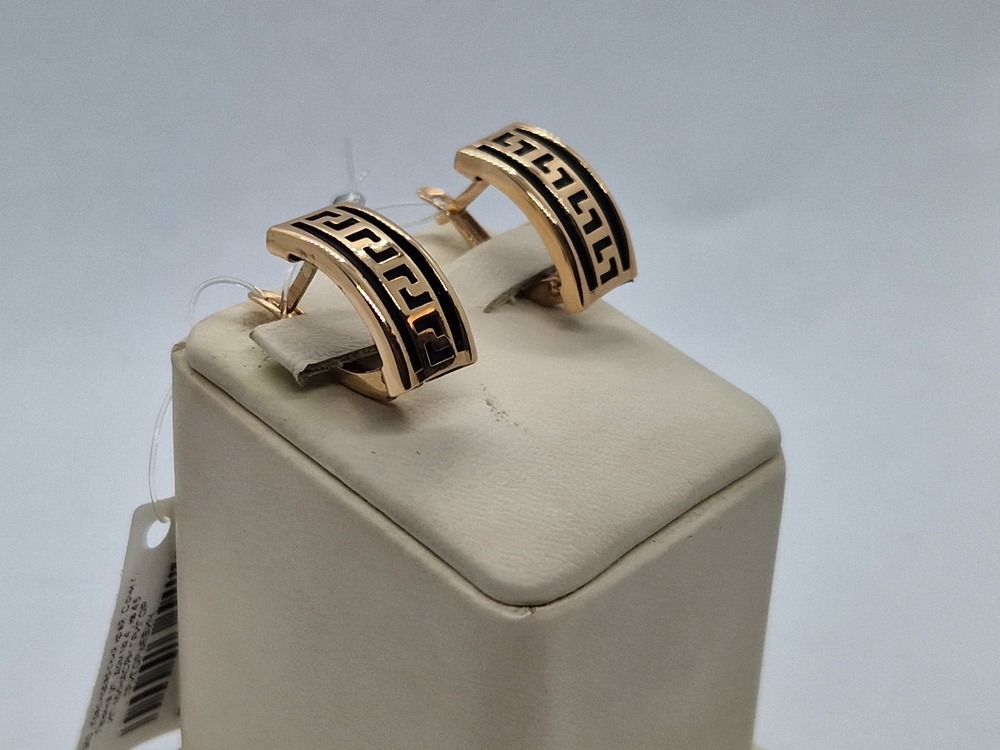 СЕРЬГИ КАУЧУК (Au 585)