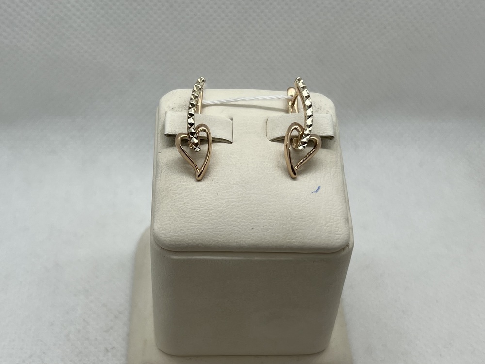 СЕРЬГИ БЕЗ КАМНЯ (Au 585)