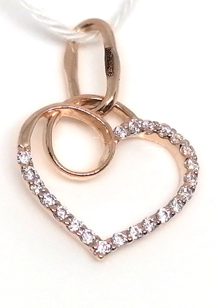 ПОДКМИ585 ПОДВЕСКА С КАМНЯМИ (Au 585)