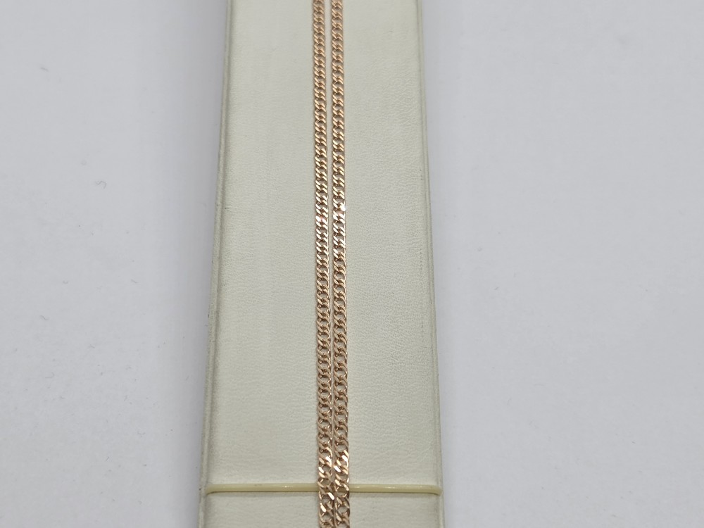 ЦЕПЬ ПОЛНОВЕСНАЯ Ромб двойной (Au 585)