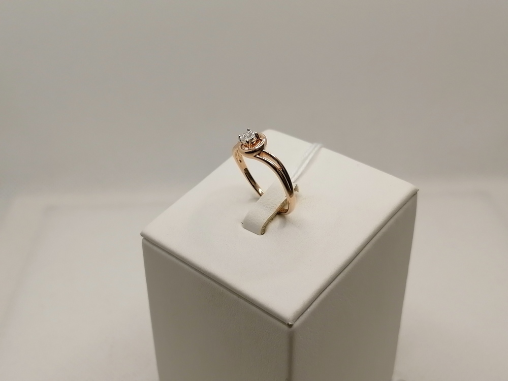 КОЛЬЦО БРИЛЛИАНТ Au 585