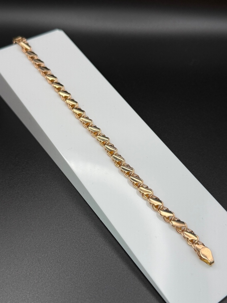 БРАСЛЕТ ПУСТОТЕЛЫЙ Черепашка (Au 585)