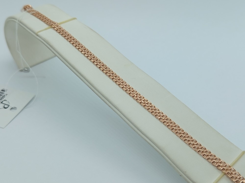 БРАСЛЕТ ПОЛНОВЕСНЫЙ Бисмарк двойной (Au 585)