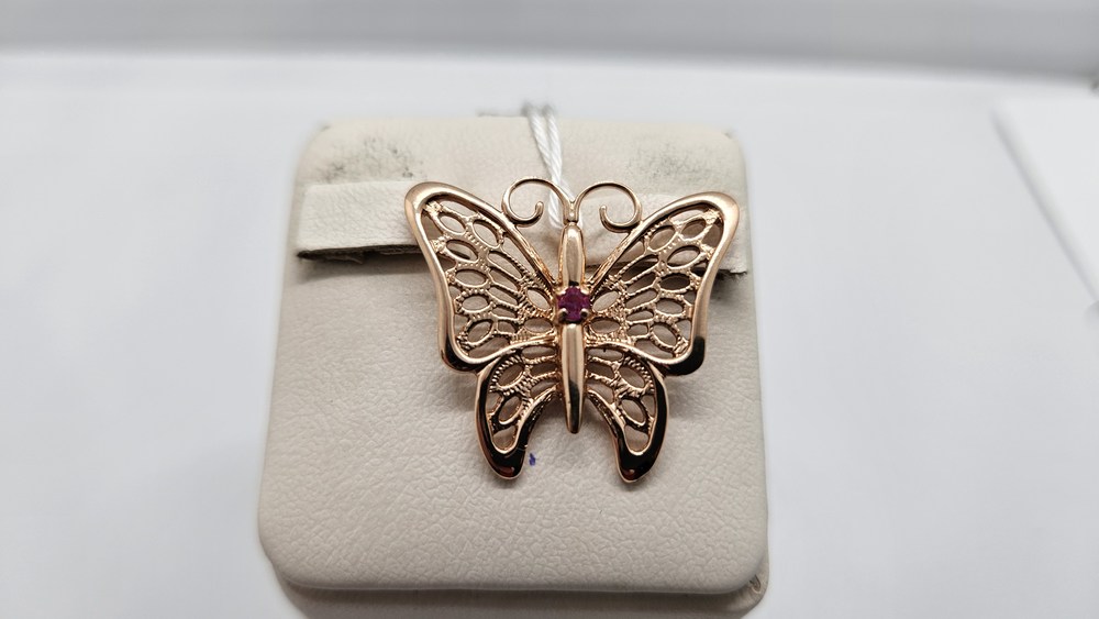 ПОДКМ585 ПОДВЕСКА С КАМНЕМ (Au 585)