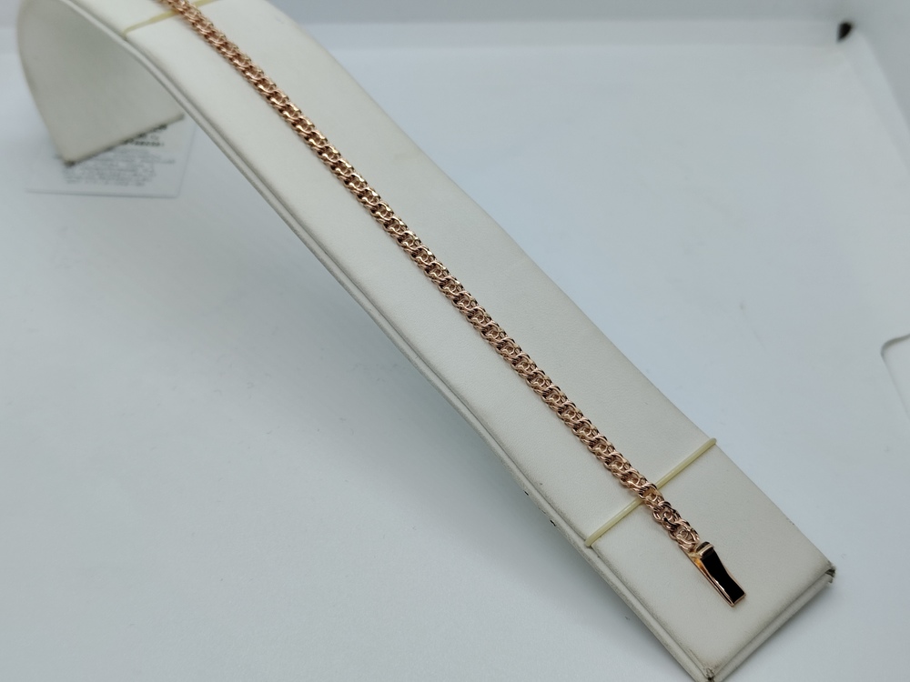 БРАСЛЕТ ПОЛНОВЕСНЫЙ Бисмарк арбский (Au 585)