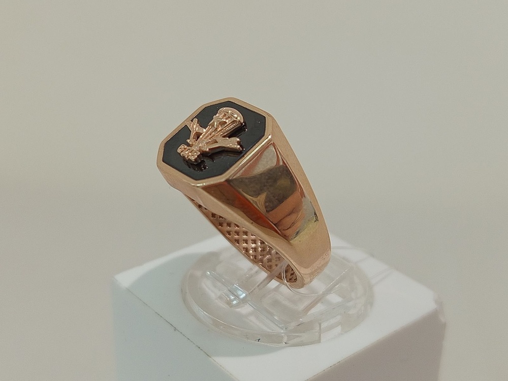 КОЛЬЦО ПЕЧАТКА с камнем (Au 585)