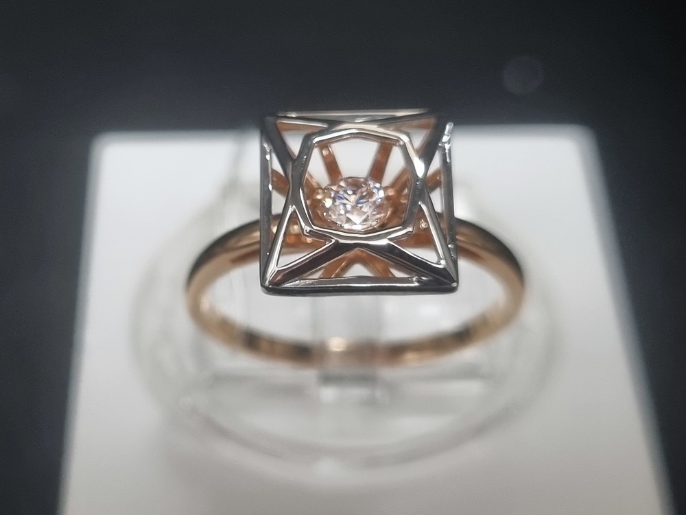 КОЛЬЦО С КАМНЕМ (Au 585)