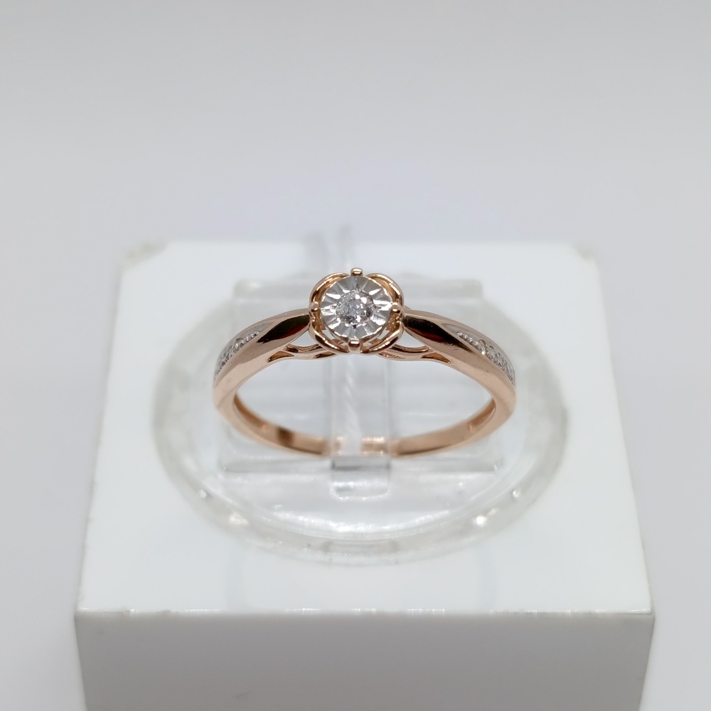 КОЛЬЦО БРИЛЛИАНТ Au 585