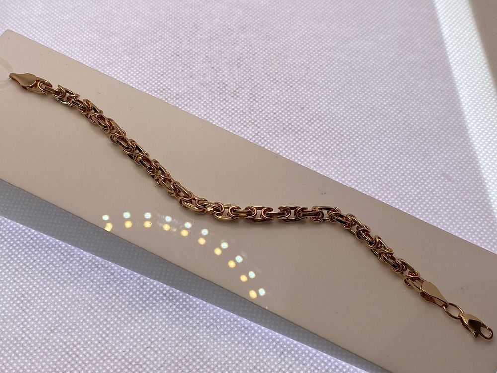 БРАСЛЕТ ПУСТОТЕЛЫЙ Фантазия (Au 585)